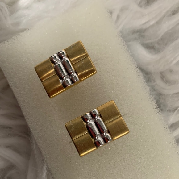 BALLY Cufflinks Gold/silvertone - Picture 9 of 9